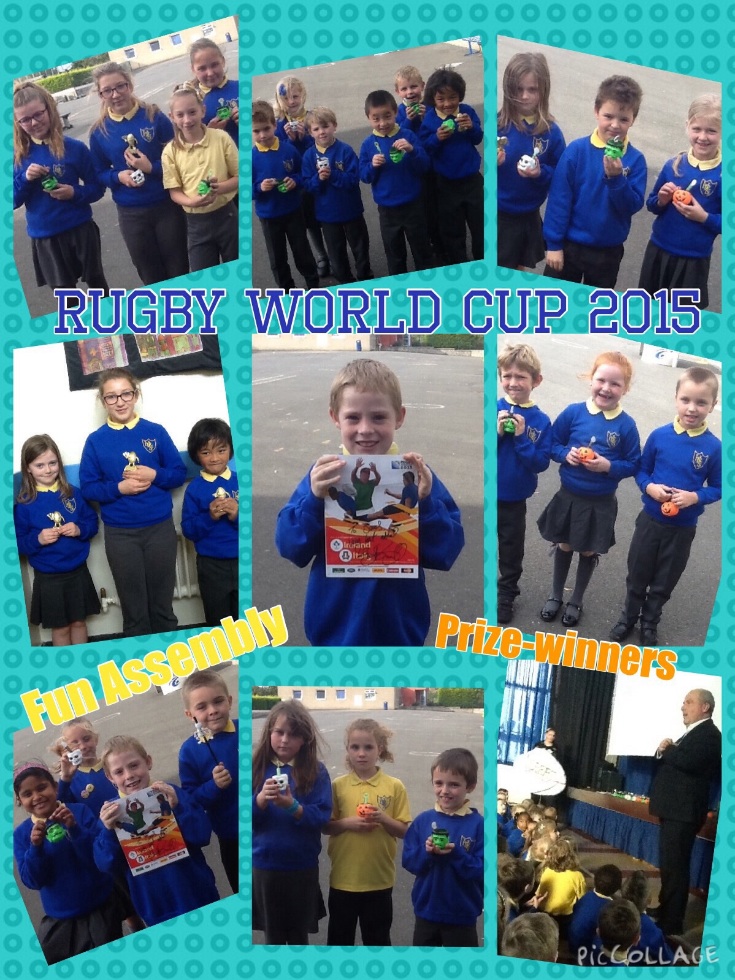 Rugby World Cup Homework Competition Winners Assembly